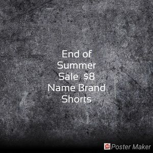 NAME BRAND SHORTS